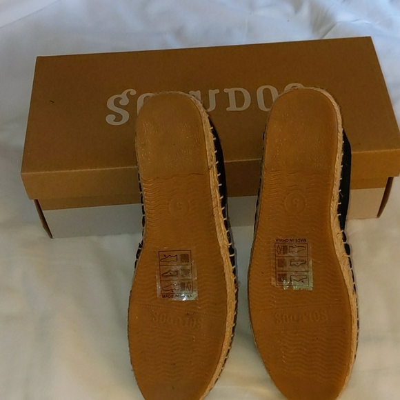 Soludos black cotton espadrilles - Picture 2 of 3